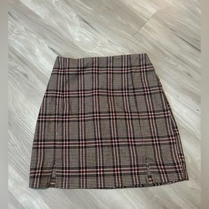 Plaid Mini Skirt